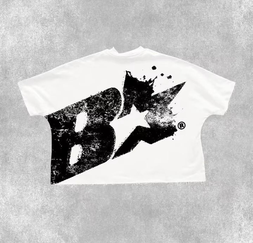 Retro Loose Casual Graphic T Shirts Y2K Harajuku Hip Hop Short Sleeved Men and Women Oversized T Shirt Goth Rock Tops Streetwear