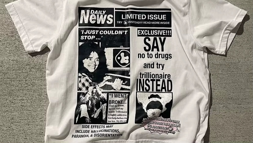 2025 New Hip Hop Goth Pattern Graphic T Shirts Harajuku Casual Y2K Top Loose round Neck Cotton Oversized T Shirt Streetwear