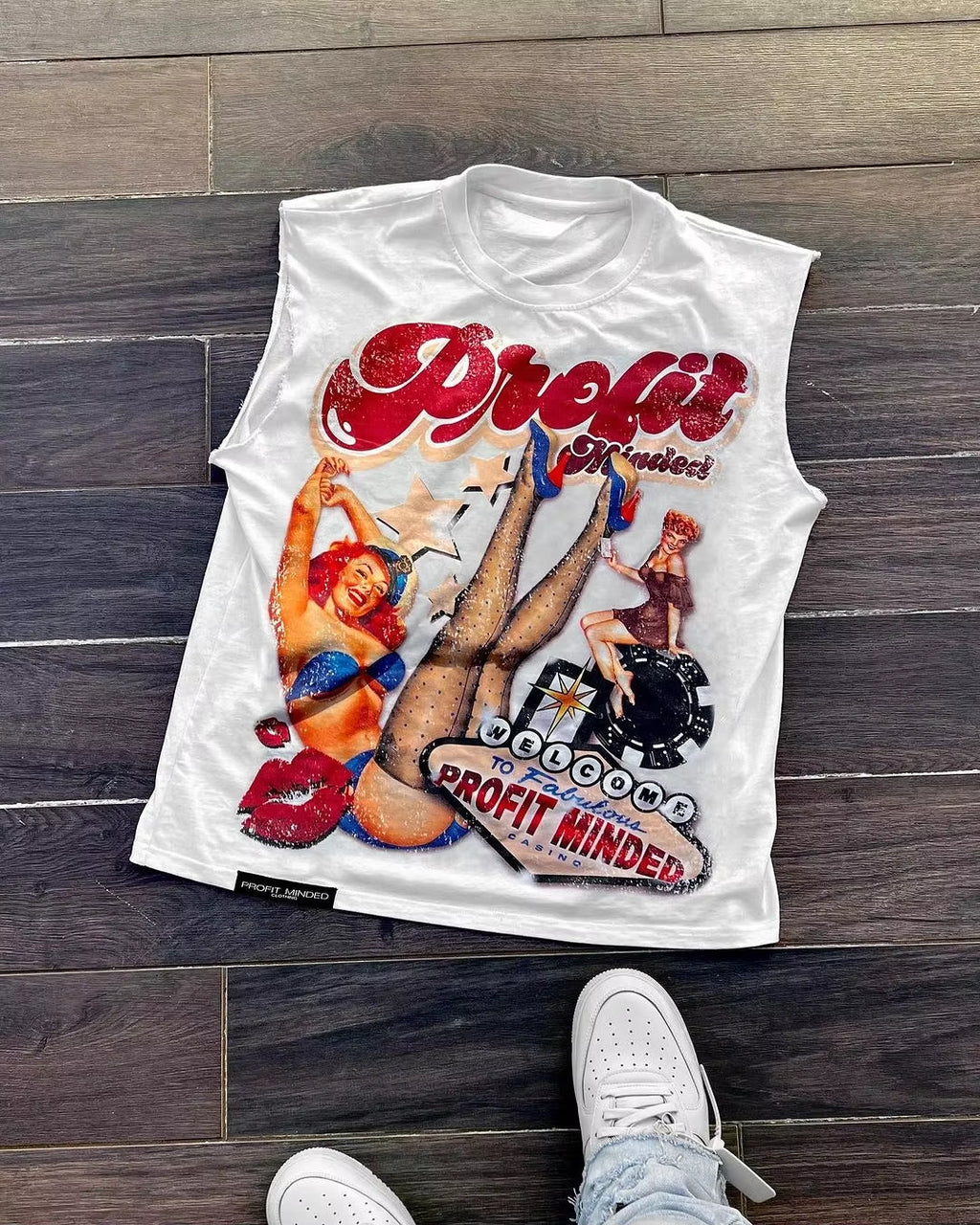 Streetwear Short Sleeved Harajuku Hip-Hop Retro Sleeveless T Shirt Men and Women Y2K Punk Casual Loose T Shirt Trendy Summer Top