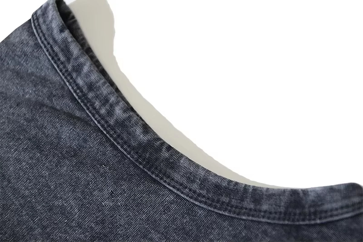 Yao Fashion Saint of Michael Streetwear Summer Cotton Graffiti High Streetwear Loose Casual Tank Tops for Men Clothing Tees