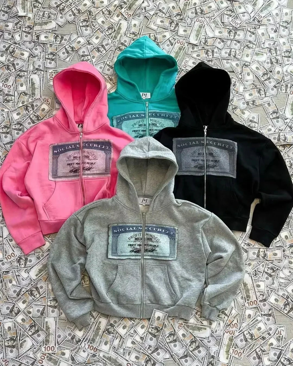 Opulent Social Zip Up Hoodie