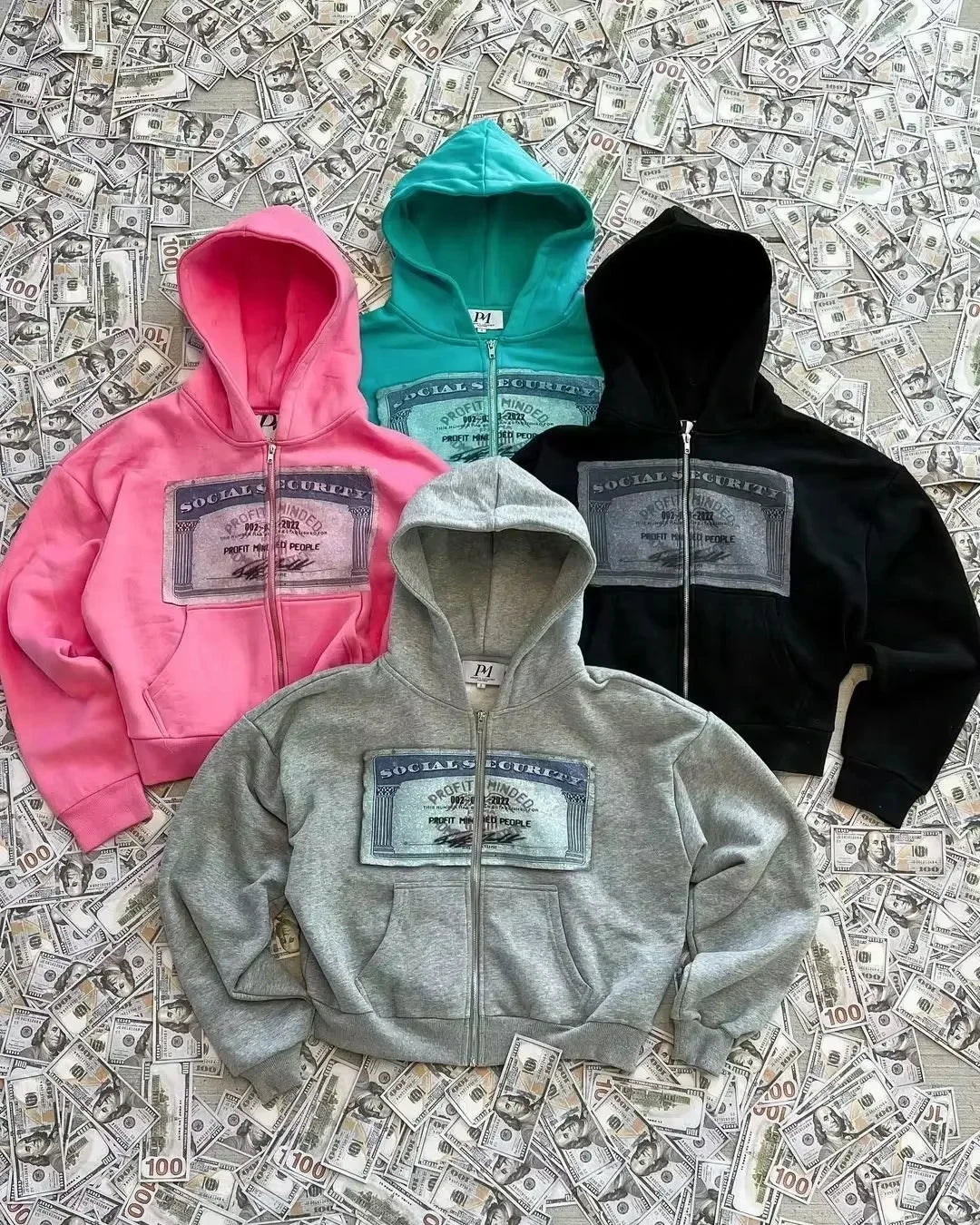 Opulent Social Zip Up Hoodie