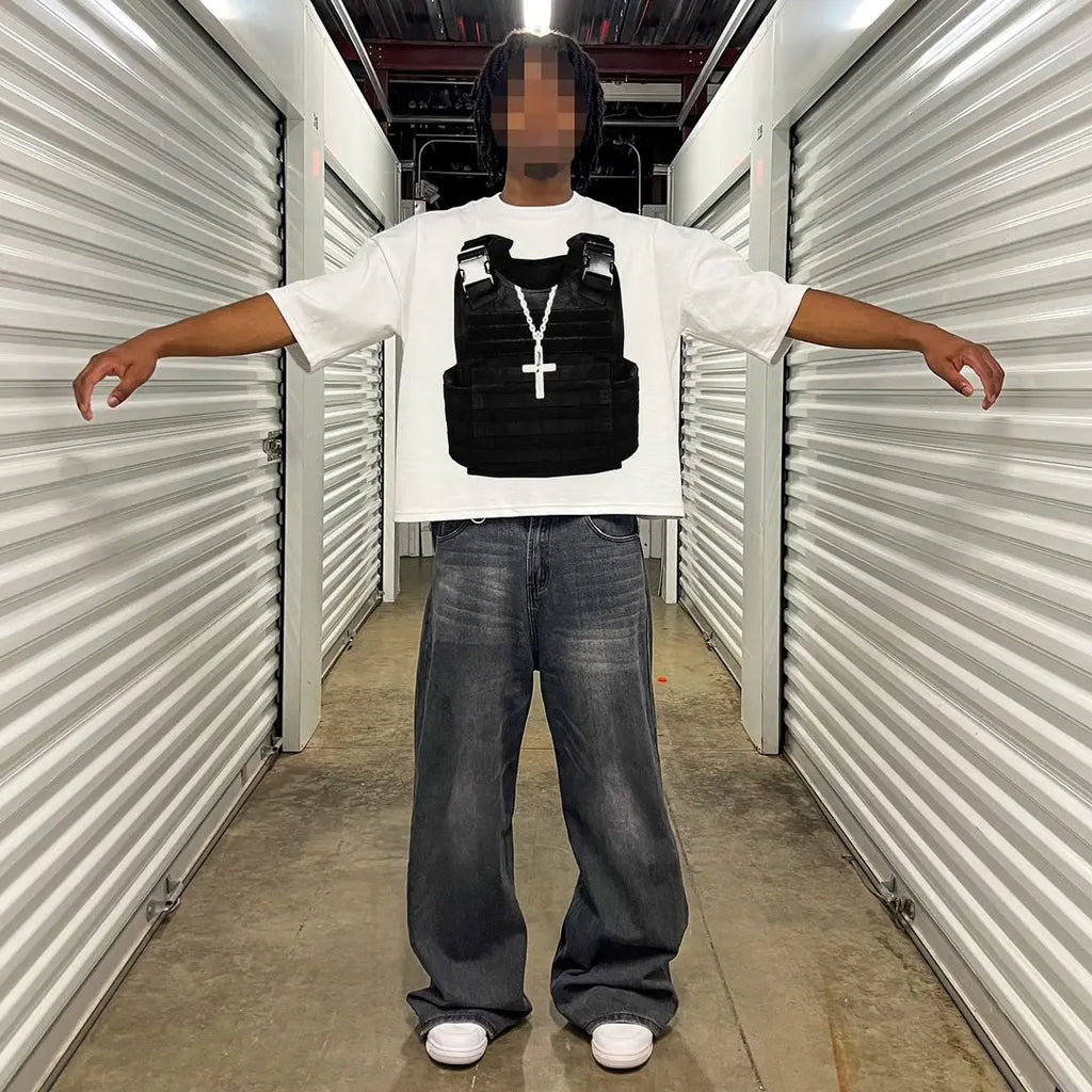 Hip Hop Punk New Y2K Pattern Graphic T Shirts Mens and Womens Streetwear Oversized T Shirt Harajuku Casual Short Sleeved Tops