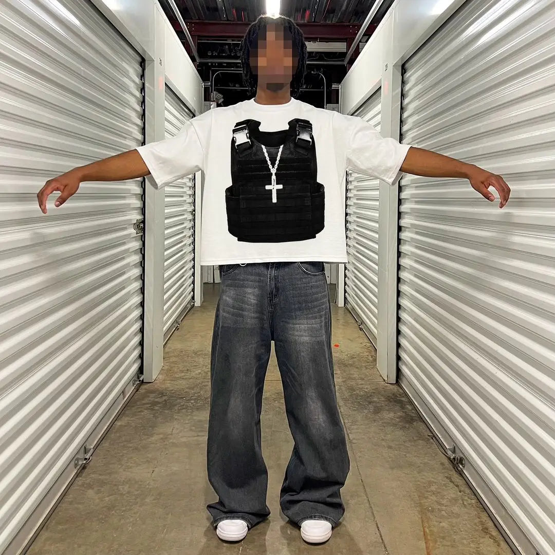 Hip Hop Punk New Y2K Pattern Graphic T Shirts Mens and Womens Streetwear Oversized T Shirt Harajuku Casual Short Sleeved Tops