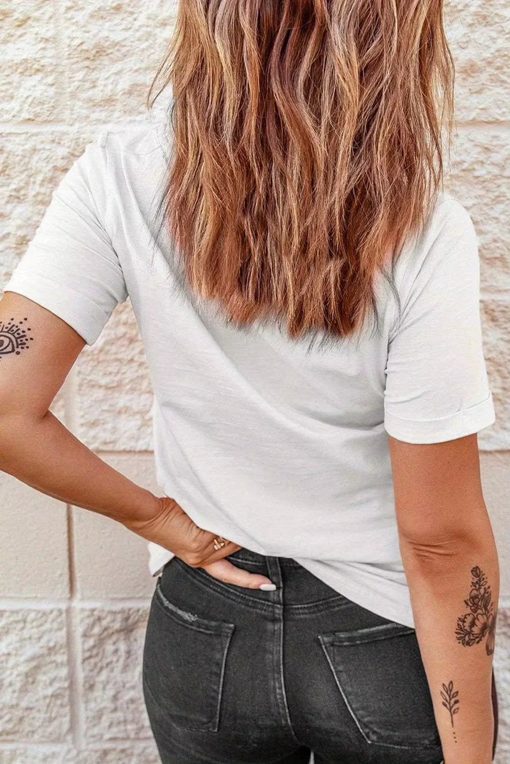 Harajuku High Street Retro All-Match round Neck Top Y2K Style Character Graphic Print Women Casual T-Shirt Aesthetic Clothes